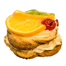 Пирожные заварные с фруктами весовые mini slide 1
