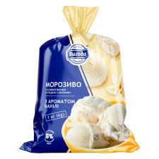 Морозиво Вигода з ароматом ванілі 5% 1кг mini slide 1