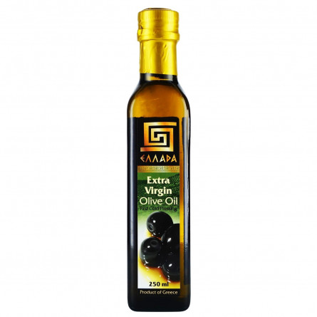Масло Эллада оливковое экстра вирджин нерафинированное первого холодного отжима 250мл Греция slide 1
