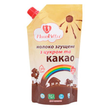 Молоко сгущенное Мама Мила с сахаром и какао 7.5% 320г дой-пак mini slide 1