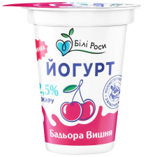 Йогурт Білі Роси Бадьора Вишня 2,5% 280г mini slide 1