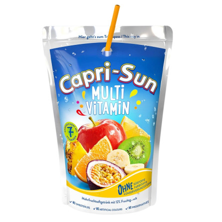 Напій соковмісний Capri-Sun мультивітамін 200мл