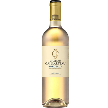 Вино Шато Гайярто, Блан Мульйо / Chateau Gaillarteau, Blanc Moelleux, біле напівсолодке 0.75л