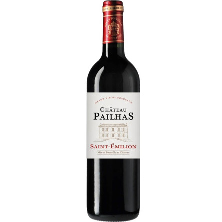 Вино Шато Пеляс, Сент-Емільйон / Chateau Pailhas, Saint-Emilion, червоне сухе 0.75л