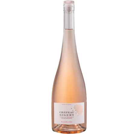 Вино Шато Жижери, Кот де Прованс Розе / Chateau Gigery, Cotes de Provence Rose, розовое сухое 0.75л