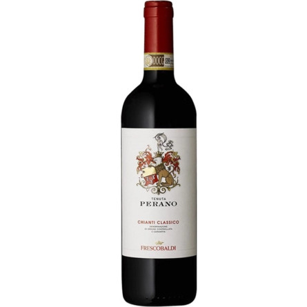Вино Перано, К'янті Классико / Perano, Chianti Classico, Frescobaldi, червоне сухе 0.75л slide 1