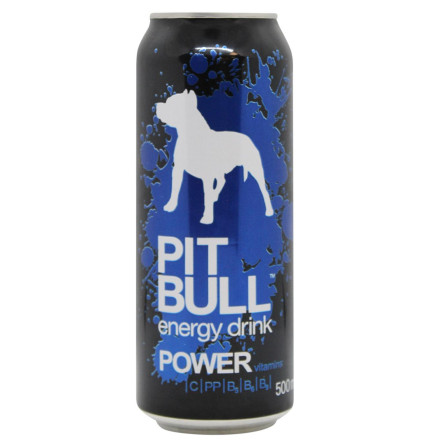 Напій енергетичний Pit Bull Power 0,5л