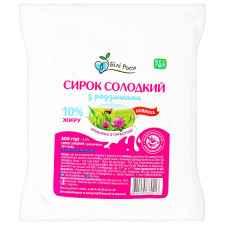 Сирок Білі Роси солодкий з родзинками 10% 500г mini slide 1