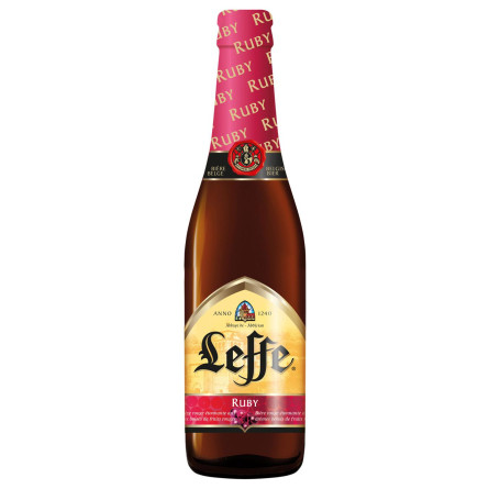Пиво Leffe Ruby светлое 5% 0,33л slide 1