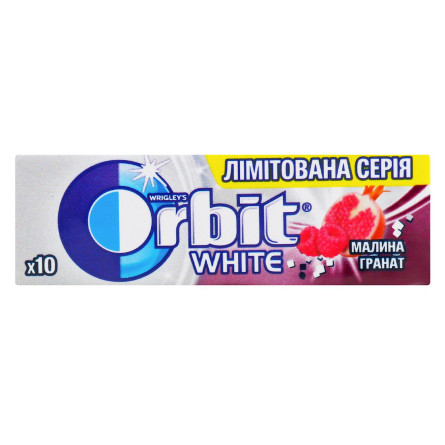 Жевательная резинка Orbit White Малина-гранат 14г