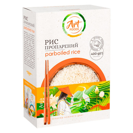 Рис Art Foods пропарений 4*100г