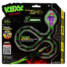 Игрушка Zing Klixx Creaturez Fidget Кобра фиолетово-зеленая mini slide 1