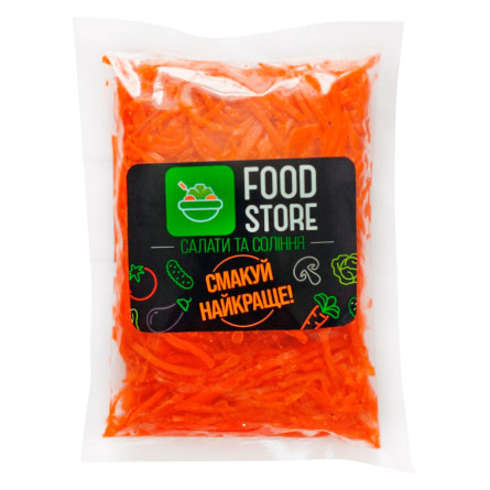 Морква по-корейськи FOOD STORE 200г пакет