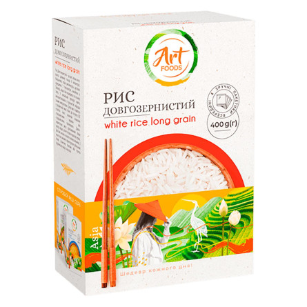 Рис Art Foods довгозернистий 4*100г