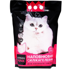 Наповнювач для котячого туалету Frog Pink силікагелевий 3,8л mini slide 1