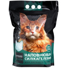 Наполнитель для кошачьего туалета Frog Green силикагелевый 3,8л mini slide 1
