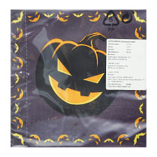 Серветка Actuel Halloween двошарова чорна 33*33см 20шт mini slide 1