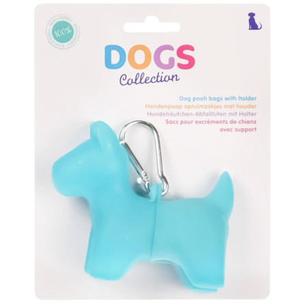 Контейнер з пакетами для прибирання за тваринами Dogs Collection 20 пакетів в асортименті