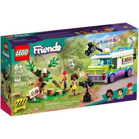 Конструктор Lego Friends Newsroom Van №41749 для дітей від 6-ти років 1шт