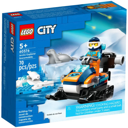 Конструктор Lego City Arctic Explorer Snowmobile №60376 для дітей від 5-ти років 1шт