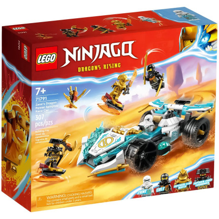 Конструктор Lego Ninjago Zane’s Dragon Power Spinjitzu Race Car №71791 для дітей від 7-ми років 1шт