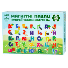Пазл дитячий МаксГрупп Українська абетка А3 25елементів mini slide 1