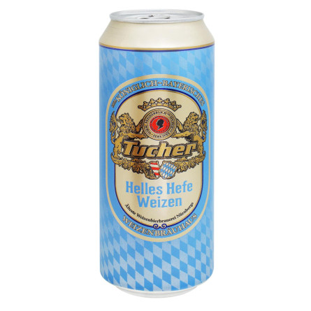 Пиво Tucher Helles Hefe Weizen світле 5,2% 0,5л