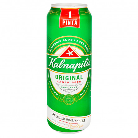 Пиво Kalnapilis Original 4,8% 0,568л slide 1