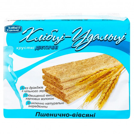 Хлебцы Удальцы пшенично-овсяные для диабетиков 100г