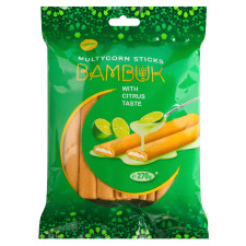 Трубочки мультизлакові АВК Bambuk зі смаком цитруса 270г mini slide 1