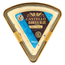 Сир Castello Danish Blue Extra Creamy м'який з блакитною пліснявою 60% 100г mini slide 1