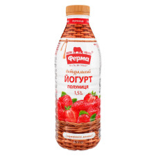 Йогурт Ферма Полуниця 1,5% 820г mini slide 1