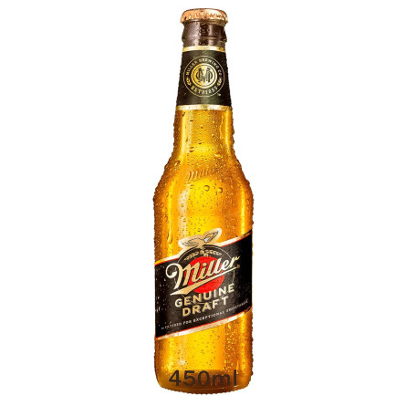 Пиво Miller Genuine Draft 0,45л slide 1