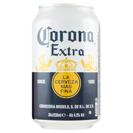 Пиво Corona Extra 4.5% 0,33л