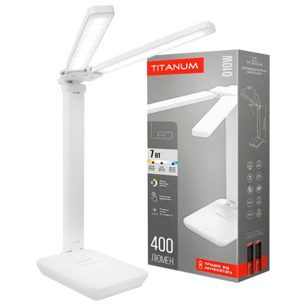 Лампа Titanum LED TLTF-010W 7W настільна з акумулятором