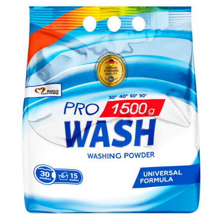Порошок стиральный Pro Wash универсальный 1,5кг