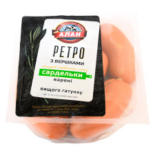 Сардельки РЕТРО з ВЕРШКАМИ н/о в/г порц Алан ваг mini slide 1