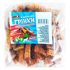 Гренки-палочки Kruton ржаные со вкусом говядины 100г mini slide 1