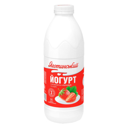 Йогурт Яготинський полуниця 1,5% 750г