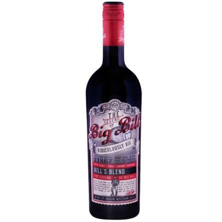 Вино KWV Big Bill Blend красное сухое 11-14,5% 0,75л slide 1