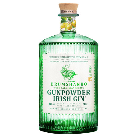Джин Drumshanbo Gunpowder Irish Gin Сардинський Цитрус 0,7л