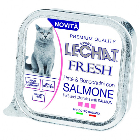 Корм Monge Lechat Fresh лосось для котів 100г slide 1