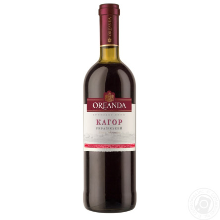 Вино Oreanda Кагор Украинский крепленое красное десертное 16% 0,75л