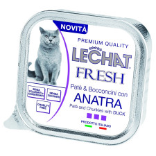 Корм Monge Lechat Fresh з качкою для котів 100г mini slide 1