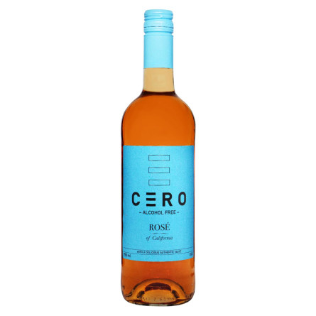 Напій винний Cero рожевий 0% 0,75л slide 1