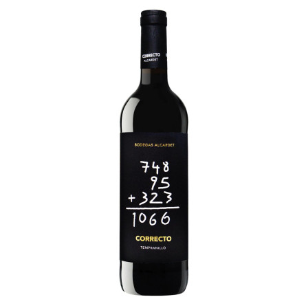 Вино Correcto Tempranillo червоне сухе 13% 0,75л slide 1