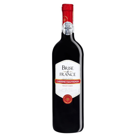Вино Brise de France Cabernet Sauvignon червоне сухе 12,5% 0,75л