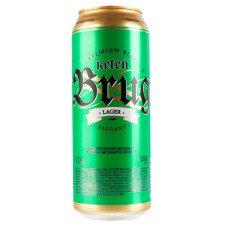 Пиво Keten Brug Lager Elegant светлое пастеризованное 4,7% 0,5л mini slide 1