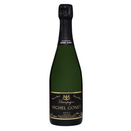 Шампанське Michel Gonet Black Label Reserve Blanc de Blancs біле сухе12,5% 0,75л