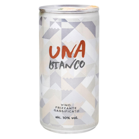 Вино ігристе UNA Bianco біле сухе 10% 0,2л slide 1
